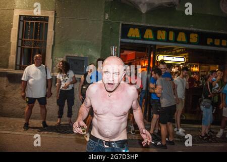 Italien, Casorezzo, EM-Finale Italien-England, italienische Fans - 11. Juli 2021 - Stockfoto