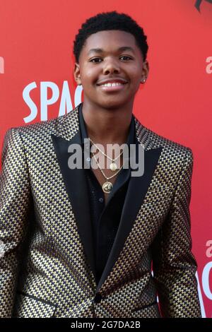 Los Angeles, USA. Juli 2021. LOS ANGELES - 12. JULI: Cedric Joe beim Space Jam: A New Legacy Premiere im Microsoft Theatre am 12. Juli 2021 in Los Angeles, CA (Foto von Katrina Jordan/Sipa USA) Quelle: SIPA USA/Alamy Live News Stockfoto