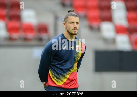 Radu Dragusin - Rumänische U21 Fußballmannschaft Stockfoto