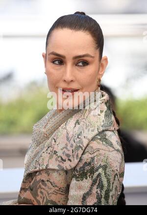 Cannes, Frankreich, 13. Juli 2021 Noomi Rapace bei der Fotozelle für Lamb, die im Palais des Festivals stattfand. Teil der 74. Filmfestspiele von Cannes. Quelle: Doug Peters/EMPICS/Alamy Live News Stockfoto