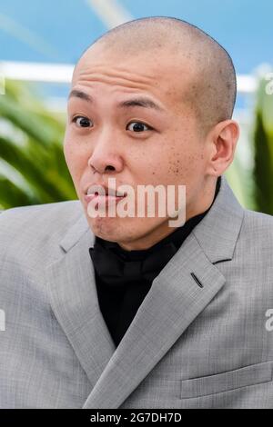 Palais des Festivals, Cannes, Frankreich. Juli 2021. Jiazuo Na posiert beim 'Streetwise' Fotocall. Bild nach Kredit: Julie Edwards/Alamy Live News Stockfoto