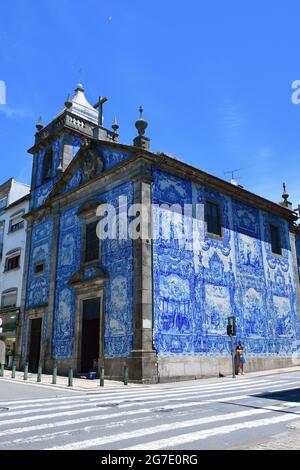 Kapelle der Seelen, Capela da Almas, Capela de Santa Catarina, Porto, Portugal, Europa Stockfoto