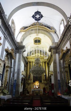 Innenraum, Kapelle der Seelen, Capela da Almas, Capela de Santa Catarina, Porto, Portugal, Europa Stockfoto