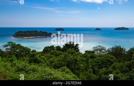 Kai BAE Aussichtspunkt in koh Chang, trat, Thailand Stockfoto