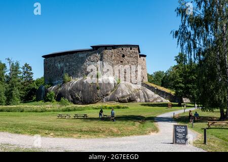 Mittelalterliche Burg Raseborg in Raasepori, Finnland Stockfoto