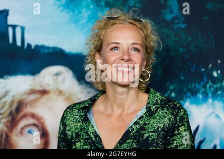 Berlin, Deutschland. Juli 2021. Katja Riemann kommt zur Fotoaufnahme des Films 'Catweazle' im Kino Zoo Palast. Quelle: Gerald Matzka/dpa/Alamy Live News Stockfoto