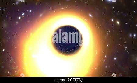 Big Bang In Space Die Geburt Des Universums Stockfoto