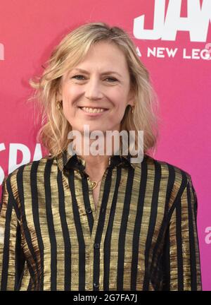 Los Angeles, Kalifornien, USA 12. Juli 2021 Chairman und CEO von Warner Bros. Ann Sarnoff nimmt an der Weltpremiere von Warner Bros. Picturs „Space Jam: A New Legacy“ im Regal L.A. Teil LIVE at 800 W. Olympic Blvd on July 12, 2021 in Los Angeles, California, USA. Foto von Barry King/Alamy Stockfoto Stockfoto