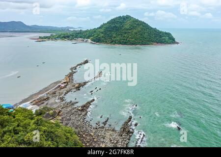 Noen Nangphaya Aussichtspunkt in Rayong, Thailand Stockfoto