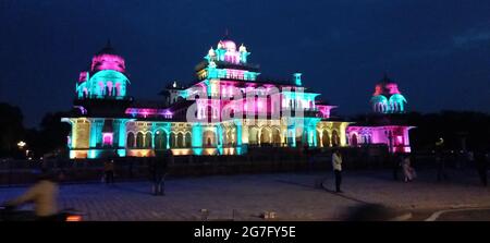 Albert Hall Museum befindet sich in Jaipur, Rajasthan, Indien Stockfoto