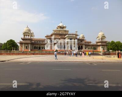 Albert Hall Museum befindet sich in Jaipur, Rajasthan, Indien Stockfoto
