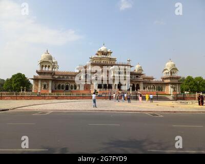 Albert Hall Museum befindet sich in Jaipur, Rajasthan, Indien Stockfoto
