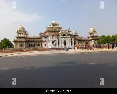 Albert Hall Museum befindet sich in Jaipur, Rajasthan, Indien Stockfoto