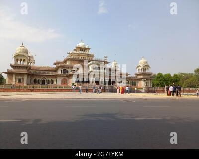 Albert Hall Museum befindet sich in Jaipur, Rajasthan, Indien Stockfoto