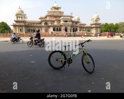 Albert Hall Museum befindet sich in Jaipur, Rajasthan, Indien Stockfoto