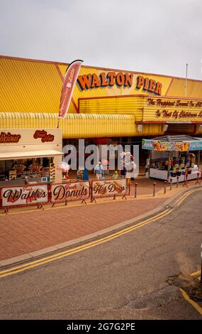 Walton Pier, Walton-on-the-Naze, Essex, England Stockfoto