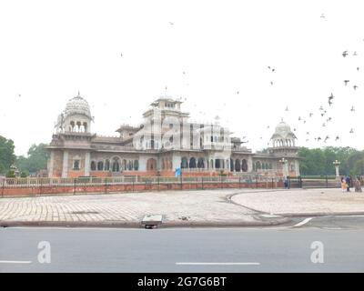 Albert Hall Museum befindet sich in Jaipur, Rajasthan, Indien Stockfoto
