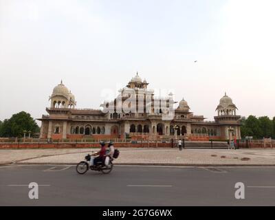 Albert Hall Museum befindet sich in Jaipur, Rajasthan, Indien Stockfoto