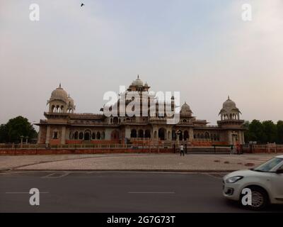 Albert Hall Museum befindet sich in Jaipur, Rajasthan, Indien Stockfoto