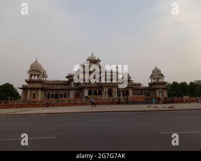 Albert Hall Museum befindet sich in Jaipur, Rajasthan, Indien Stockfoto
