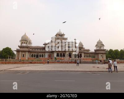Albert Hall Museum befindet sich in Jaipur, Rajasthan, Indien Stockfoto