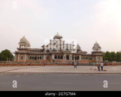 Albert Hall Museum befindet sich in Jaipur, Rajasthan, Indien Stockfoto