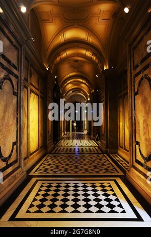 Wien, das Kunsthistorische Museum ist ein Kunstmuseum mit Gemälden in der Hauptstadt Wien. Es zählt zu den größten und bedeutendsten Museen der Welt.. Stockfoto