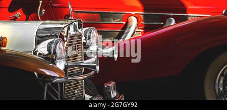 Kharkov, Ukaine - 9. Juli 2021: Mercedes-Benz Gazelle alter und Retro-Klassiker Stockfoto