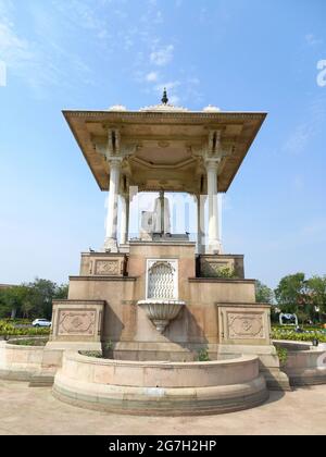 Statuenkreis befindet sich in Jaipur, Rajasthan, Indien Stockfoto