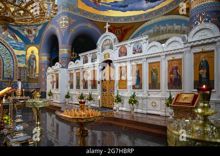 Der Tempel des ungeschaffenen Bildes von Christus dem Erlöser, Sotschi, Krasnodar Kraig, Russland Stockfoto