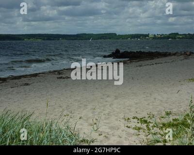 Fotos von der Ostsee in Deutschland Glücksburg Stockfoto