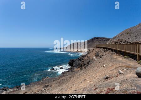 Strand von Playa del Confital in Las Palmas, Gran Canaria (Spanien) Stockfoto