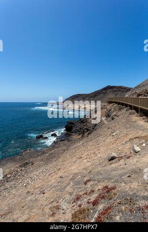 Strand von Playa del Confital in Las Palmas, Gran Canaria (Spanien) Stockfoto