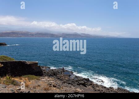 Strand von Playa del Confital in Las Palmas, Gran Canaria (Spanien) Stockfoto