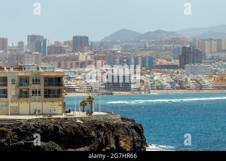 Strand von Playa del Confital in Las Palmas, Gran Canaria (Spanien) Stockfoto
