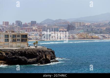 Strand von Playa del Confital in Las Palmas, Gran Canaria (Spanien) Stockfoto