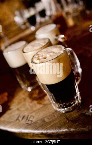 McSorleys Old Ale House wurde 1854 in New York City, New York, USA, gegründet Stockfoto