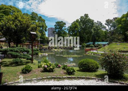 Die Japanischen Gärten Von Buenos Aires Stockfoto