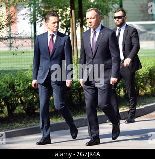 Krakau, Polen. Juli 2021. Der polnische Präsident Andrzej Duda im Kommando der Spezialeinsatzkräfte in General Nil in Krakau. Kredit: SOPA Images Limited/Alamy Live Nachrichten Stockfoto