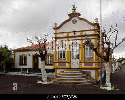 Império do Divino Espirito Santo das Doze Ribeiras, Terceira Island Stockfoto