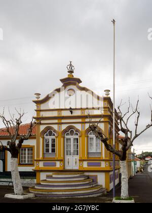 Império do Divino Espirito Santo das Doze Ribeiras, Terceira Island Stockfoto