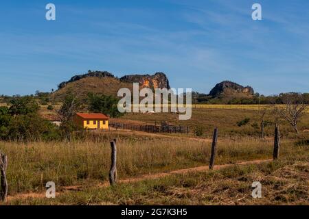 Ländlicher Lebensstil in Tocantinsestate, Brasilien Stockfoto