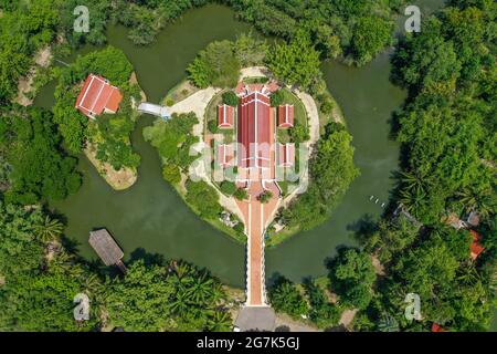 Wat Thap Pho Thong Tempel in Ratchaburi, Thailand Stockfoto