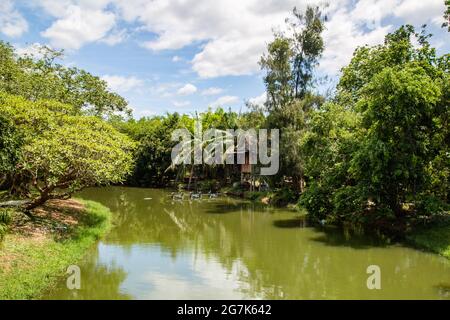 Wat Thap Pho Thong Tempel in Ratchaburi, Thailand Stockfoto