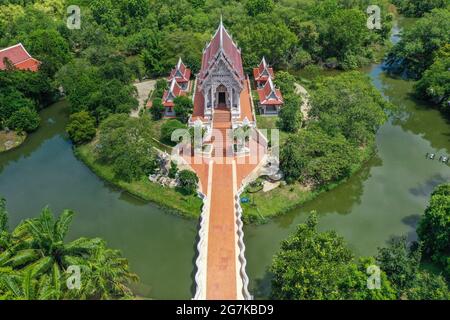 Wat Thap Pho Thong Tempel in Ratchaburi, Thailand Stockfoto