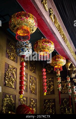 Wat Metta Thamrat oder Wat Metta Tham Photiyan in Kanchanaburi, Thailand Stockfoto