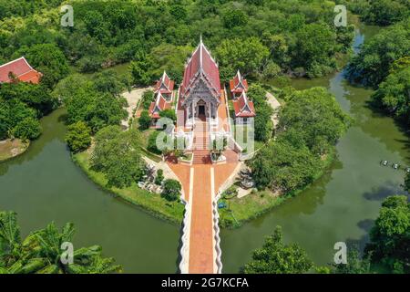 Wat Thap Pho Thong Tempel in Ratchaburi, Thailand Stockfoto