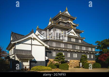 Hauptburg von Okayama Castle, auch bekannt als Ujo oder Krähenburg in okayama, japan Stockfoto