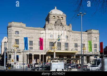 Das Royal Dramatic Theatre (schwedisch: Kungliga Dramatiska Teatern, umgangssprachlich Dramaten) ist Schwedens Nationaltheater für „Spoken Drama“, gegründet in 1 Stockfoto