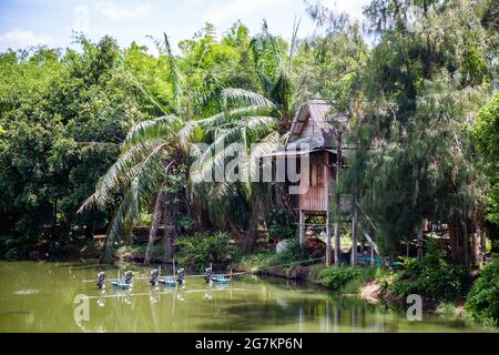 Wat Thap Pho Thong Tempel in Ratchaburi, Thailand Stockfoto